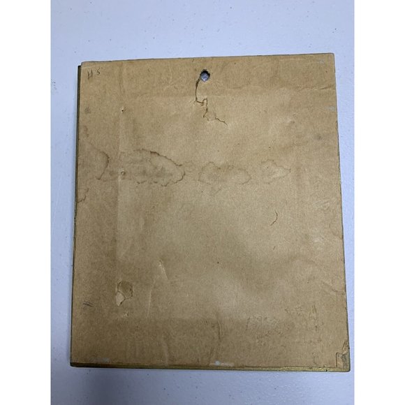 Winter Landscape by Jacob Van Ruisdael On 4” x 5” Cardboard Ornate 6” x7”Frame** - Picture 2 of 6